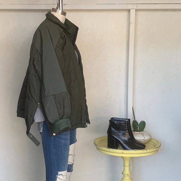 The Force Vintage Puffer Jacket Size Men's Large - Picture 2 of 3